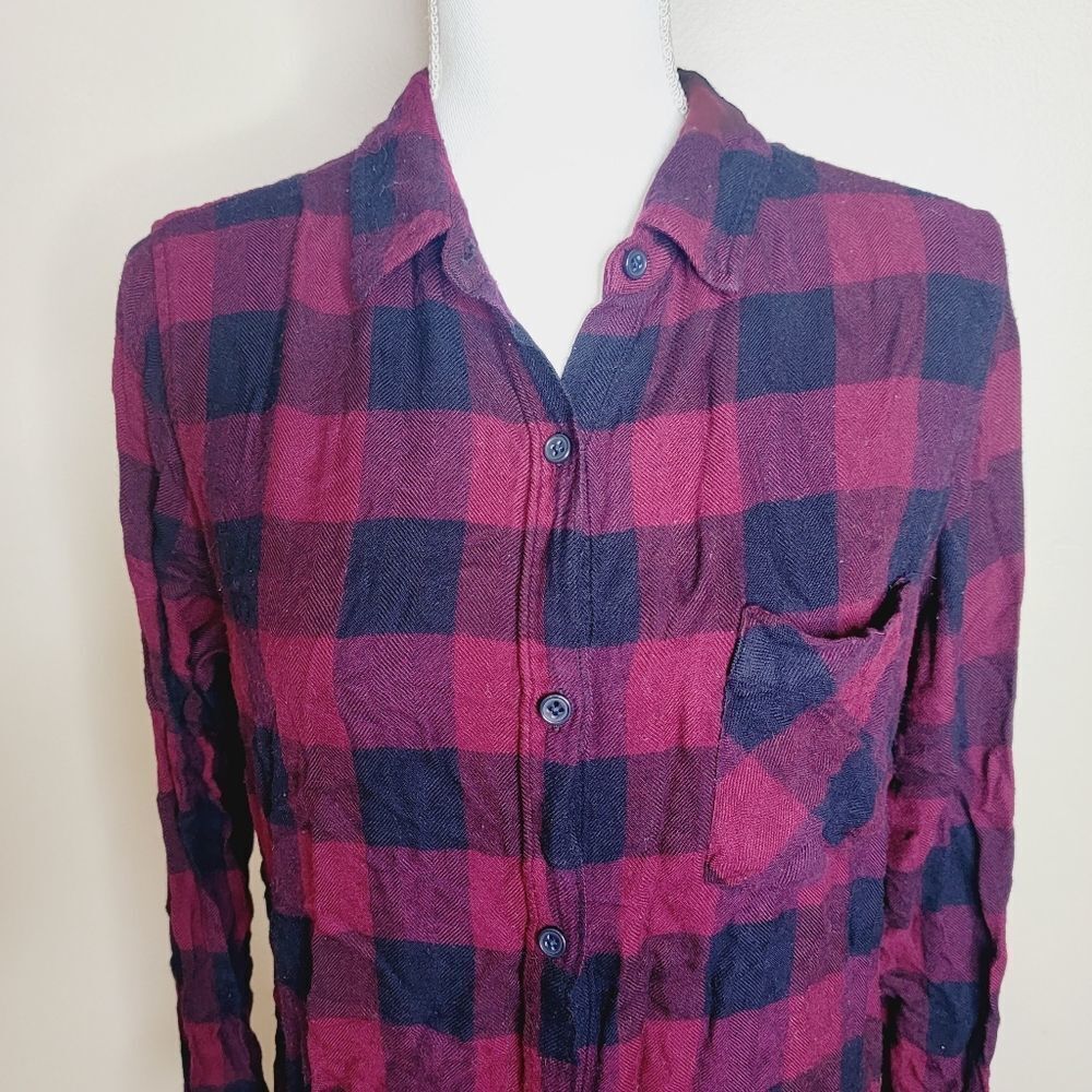 Rails Bianca Buffalo Check Plaid Button Down Shir… - image 3